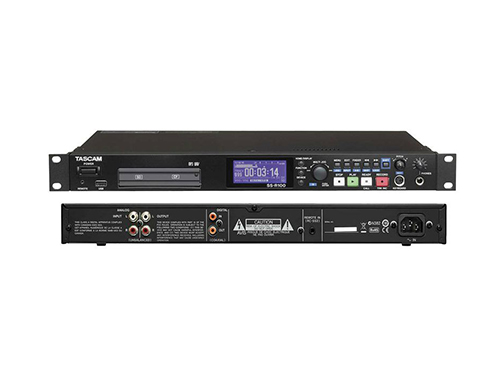 河南达斯冠 SS-R100 Tascam CF SD USB 会议室机架式固态录放机