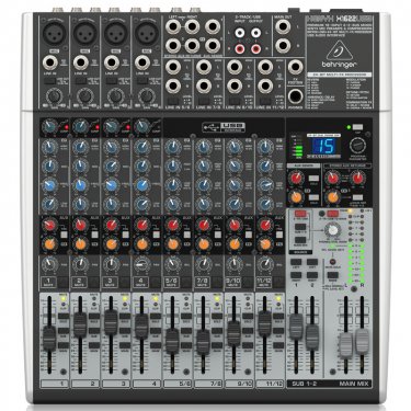 河南百灵达 Behringer X1622USB 模拟调音台 USB声卡调音台 直播K歌调音台