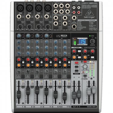 河南百灵达 Behringer X1204USB 模拟调音台 USB声卡调音台 直播K歌调音台