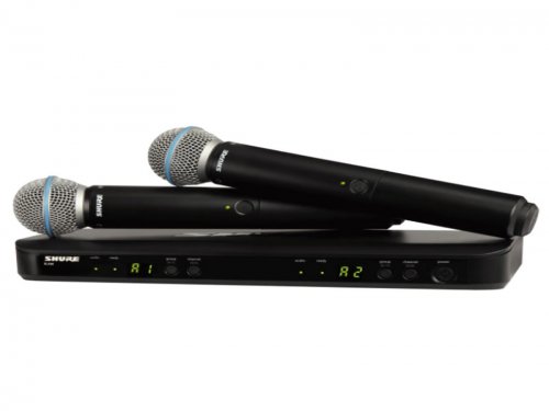 河南Shure麦克风 舒尔麦克风 BLX288/B58 一拖二手持无线麦克风 